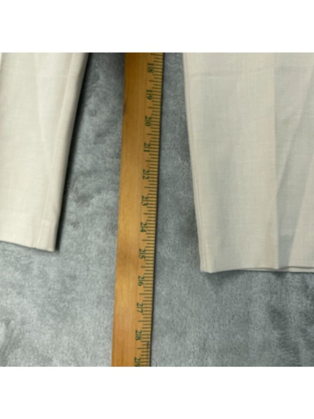 NWT Hilary Radley Women's S Slim Leg Dress Pants Beige Mid-Rise Pull on i2146 - Picture 8 of 15